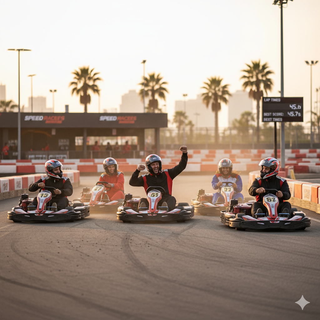 Karting profesional en Salamanca para despedidas